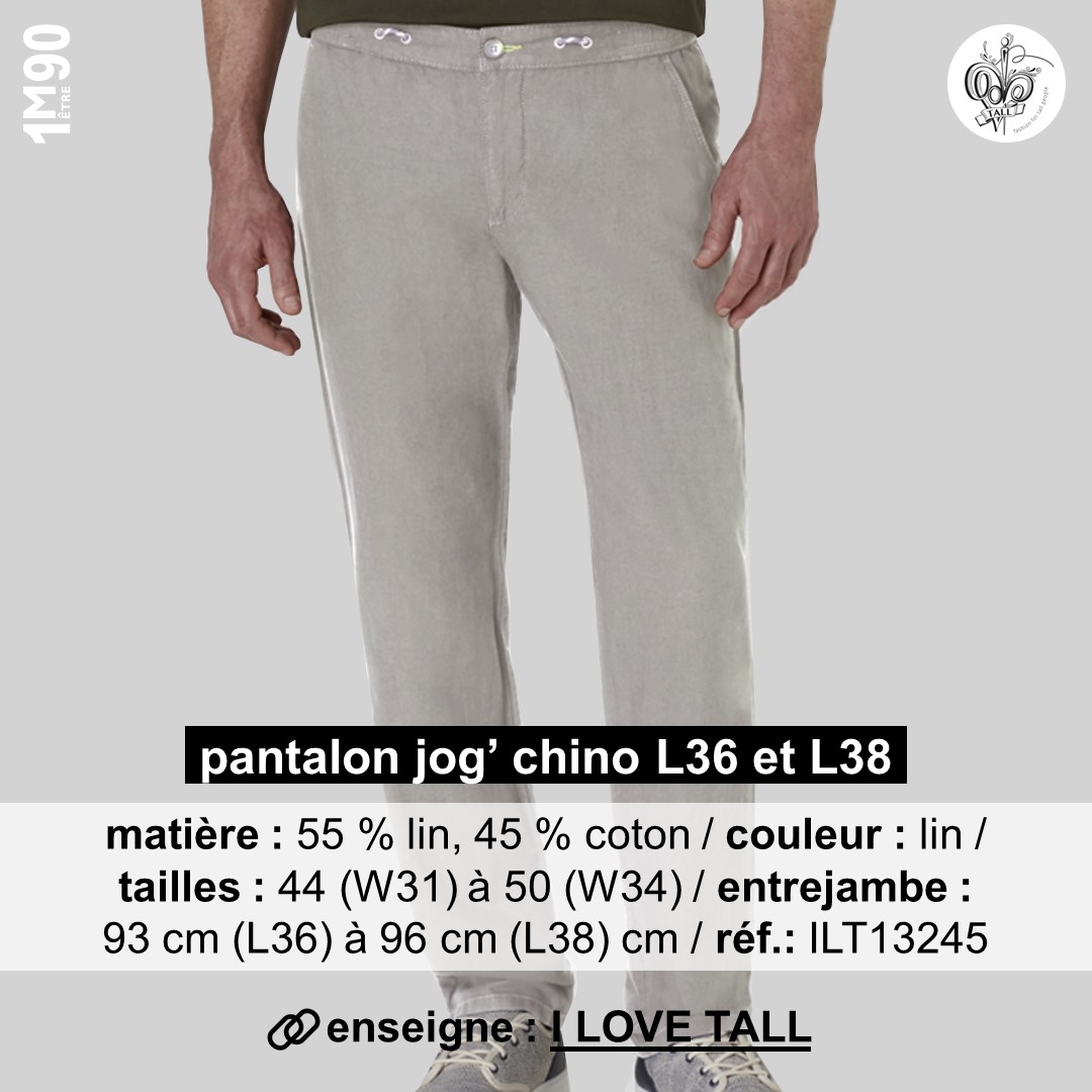 Mode ilt h pantalon lin m