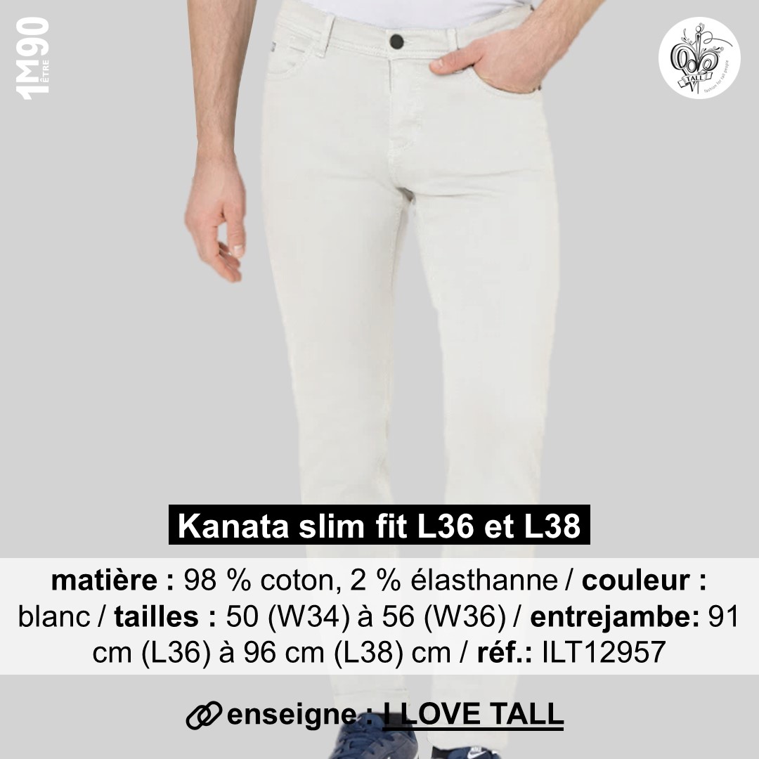 Mode ilt h pantalon blanc m