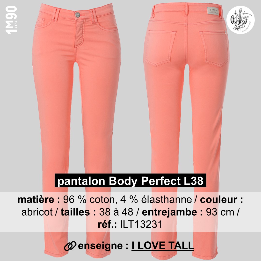 Mode ilt f pantalon abricot m