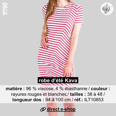 Mode ilt f robe kava rouge s