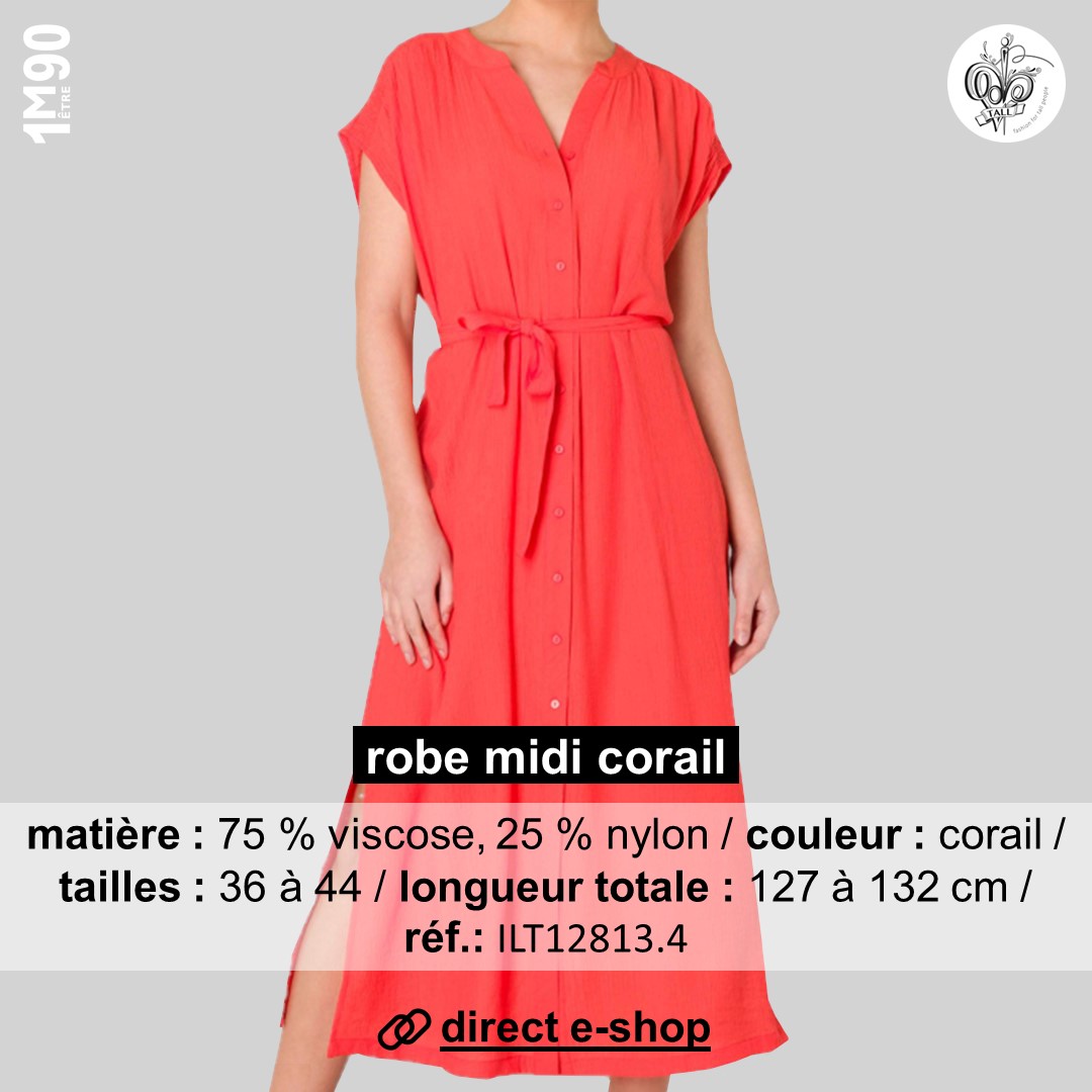 Mode ilt f robe corail s