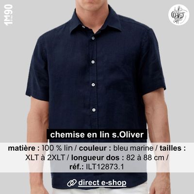 Mode ilt h chemise bleu s