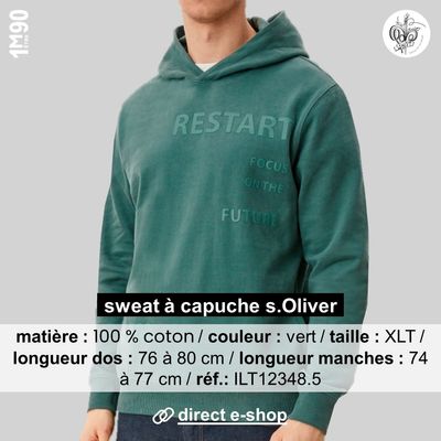 Mode ilt h hoodie vert s