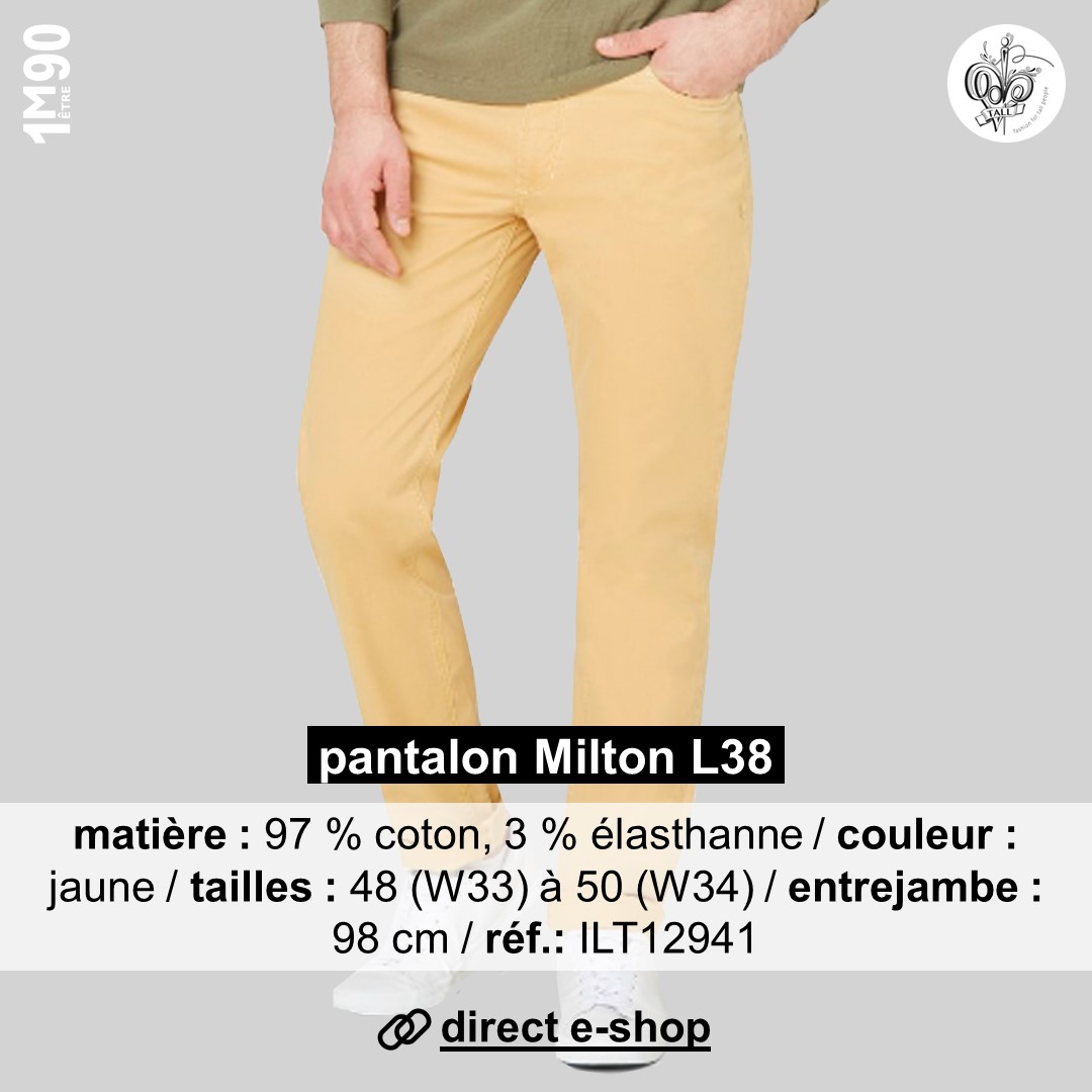 Mode ilt h pantalon jaune s