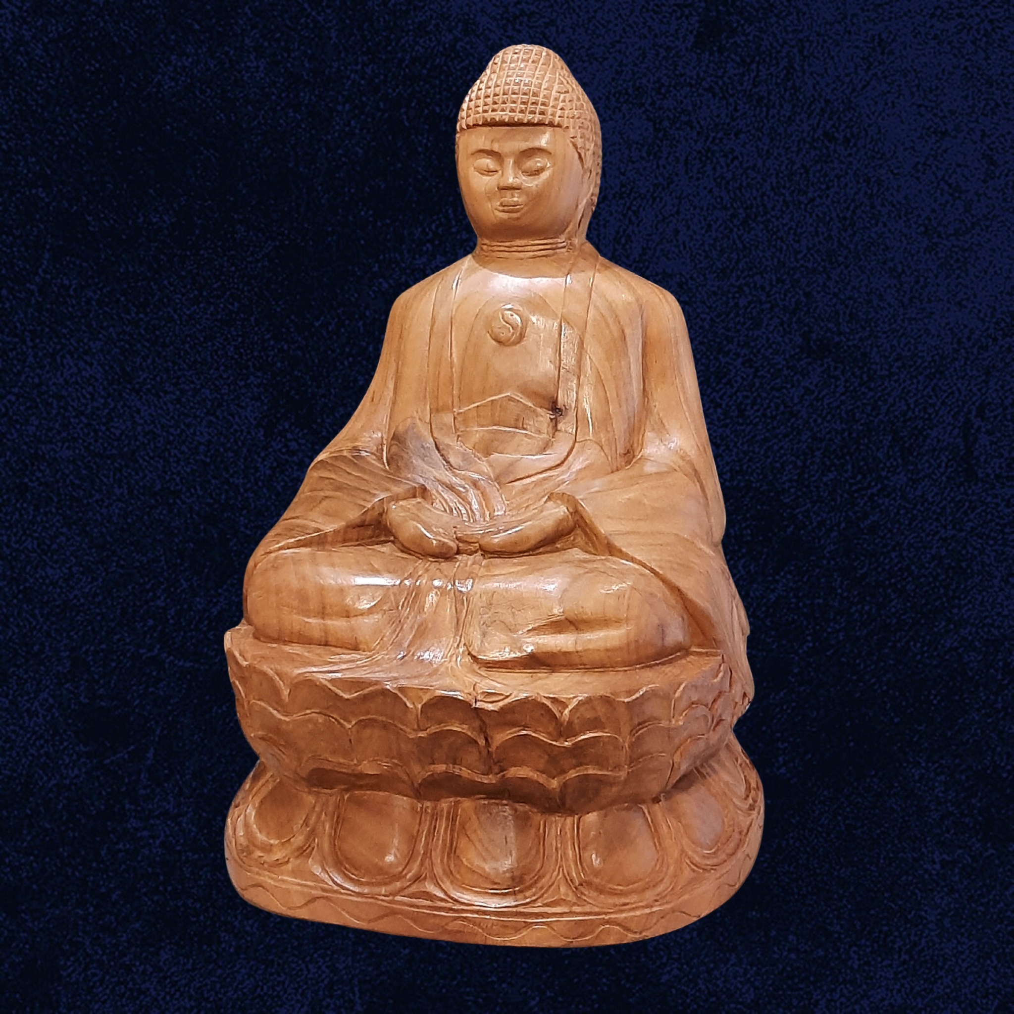 Bouddha guerrier bleu
