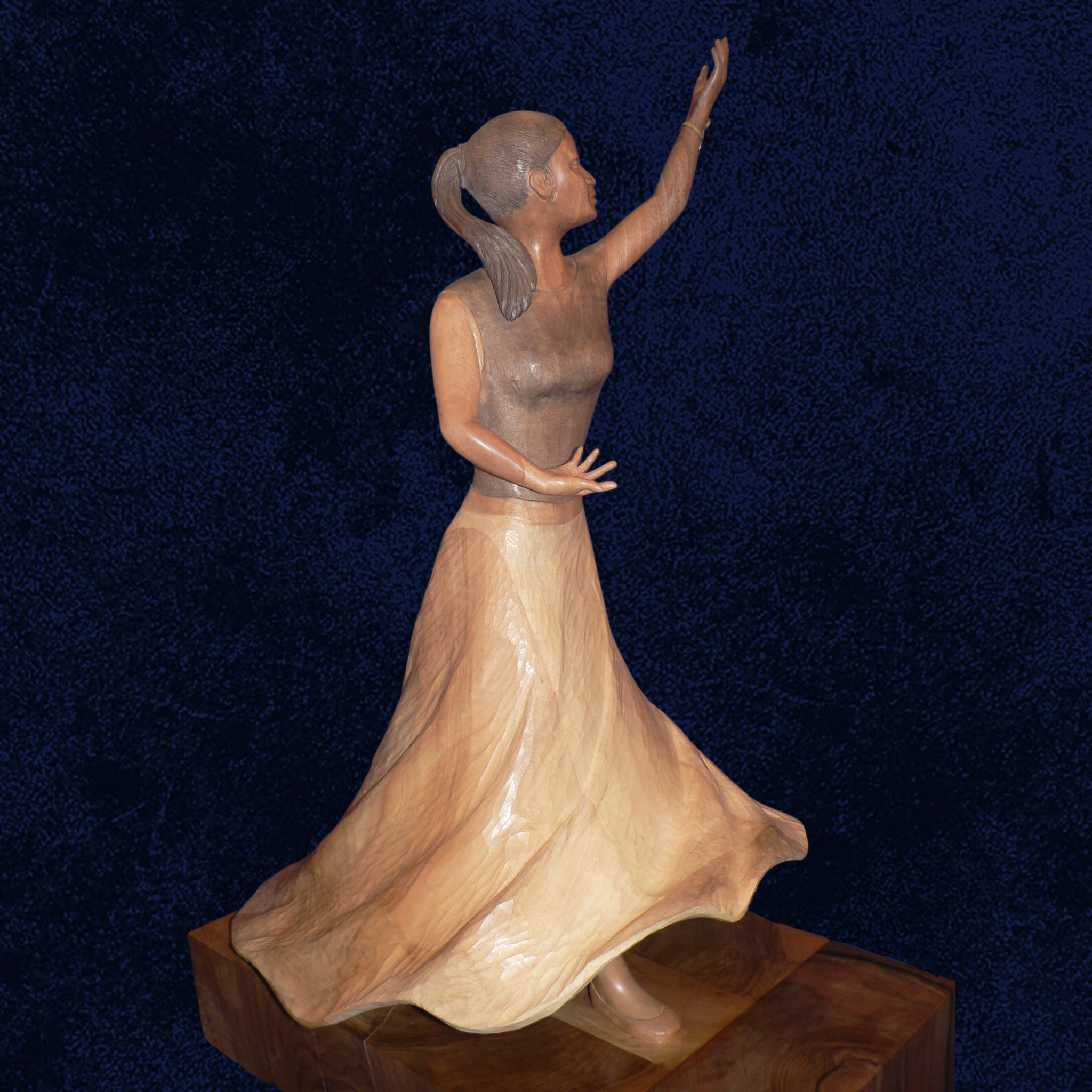 Danseuse 3 bleu