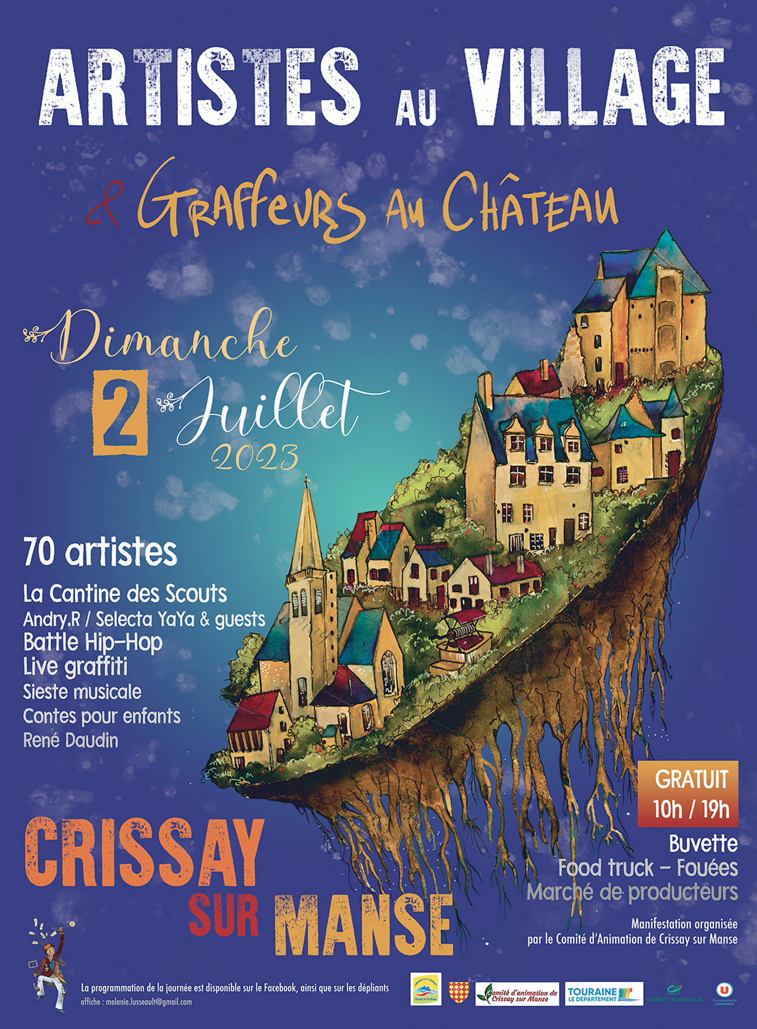 AfficheArtistesAuVillage