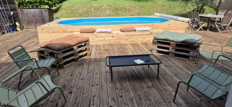 Habillage de piscine 1 