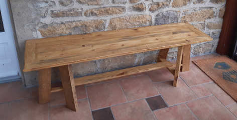 16 banc sur mesure en bois vienne 38