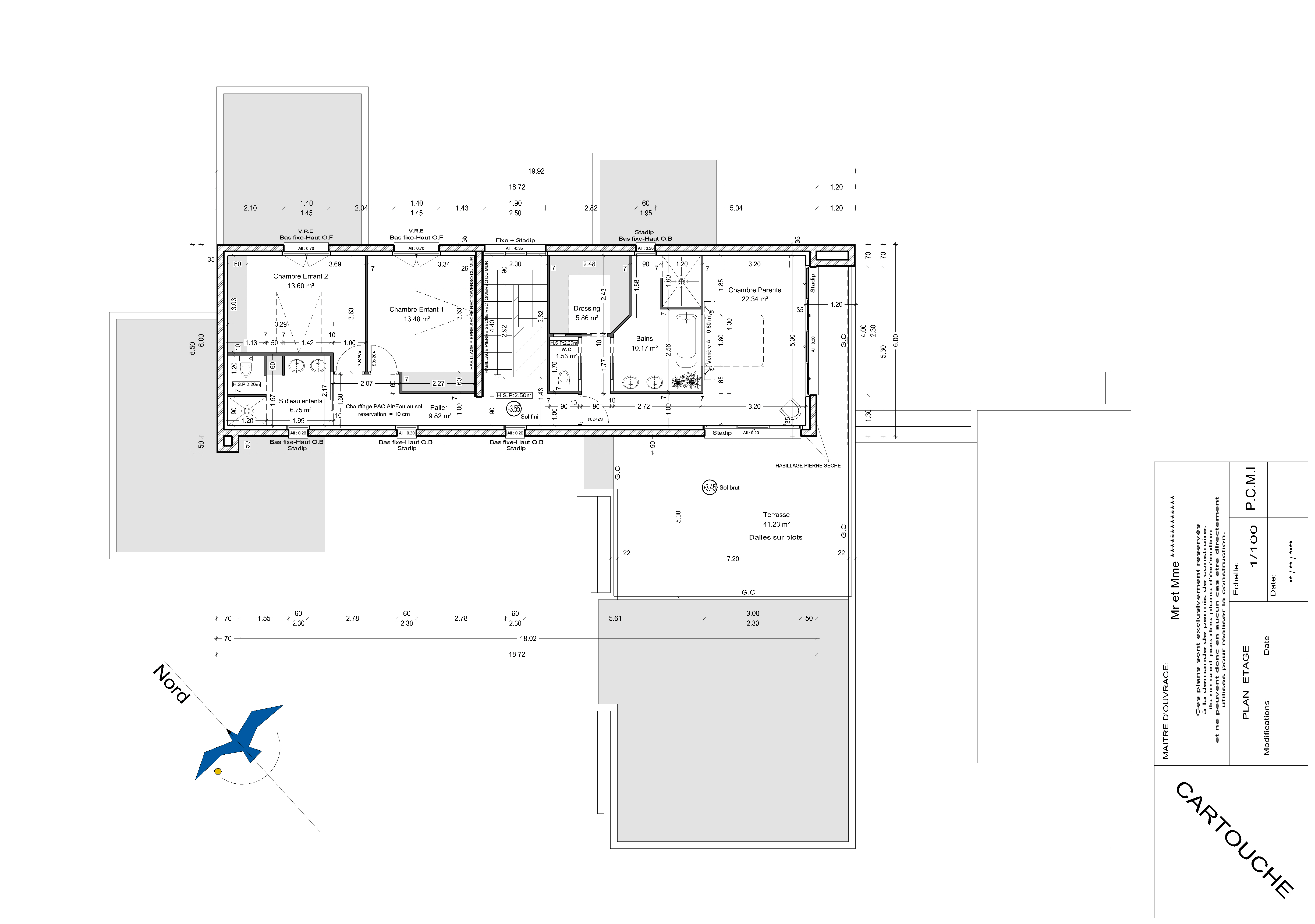 07 permis de construire plan etage