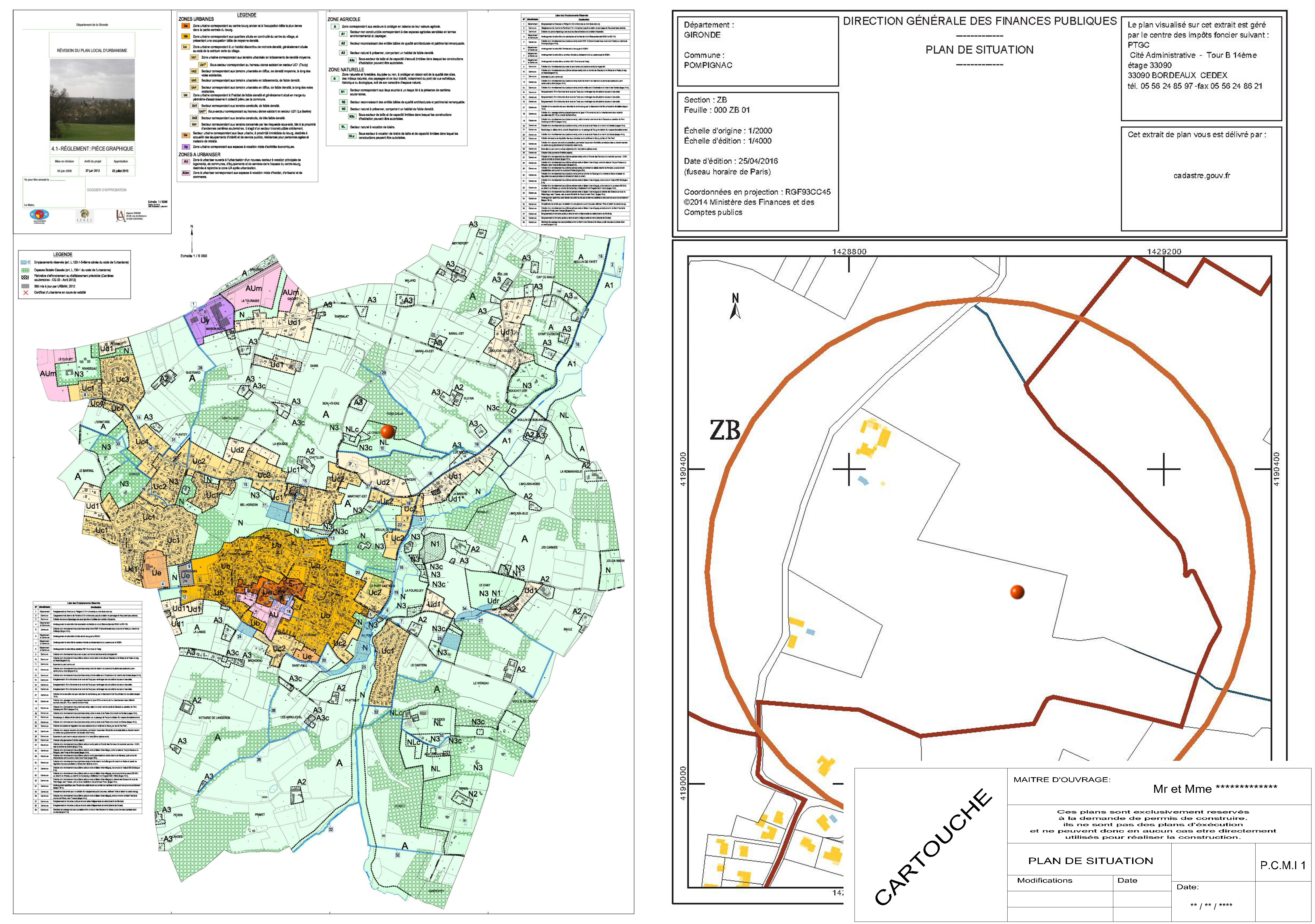 02 permis de construire plans de situation cadastre