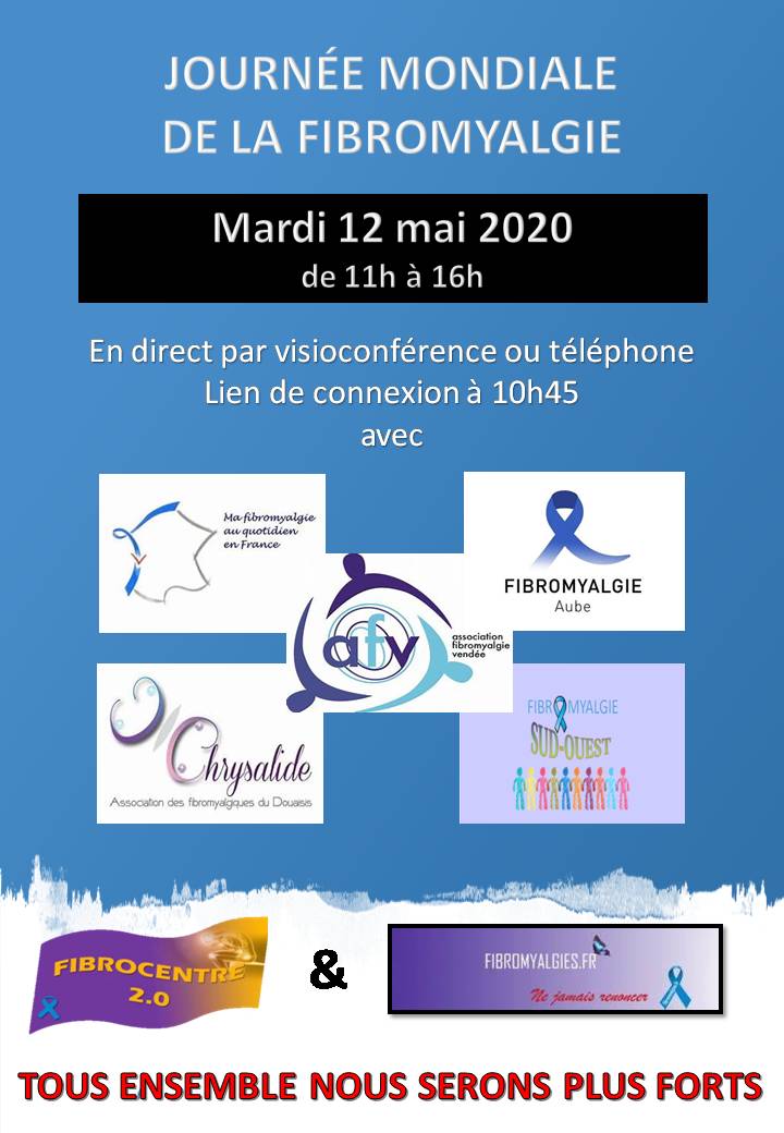 12 mai 2020 : Journée Mondiale de la Fibromyalgie. Information, sensibilisation, action, association Fibromyalgie Aube.