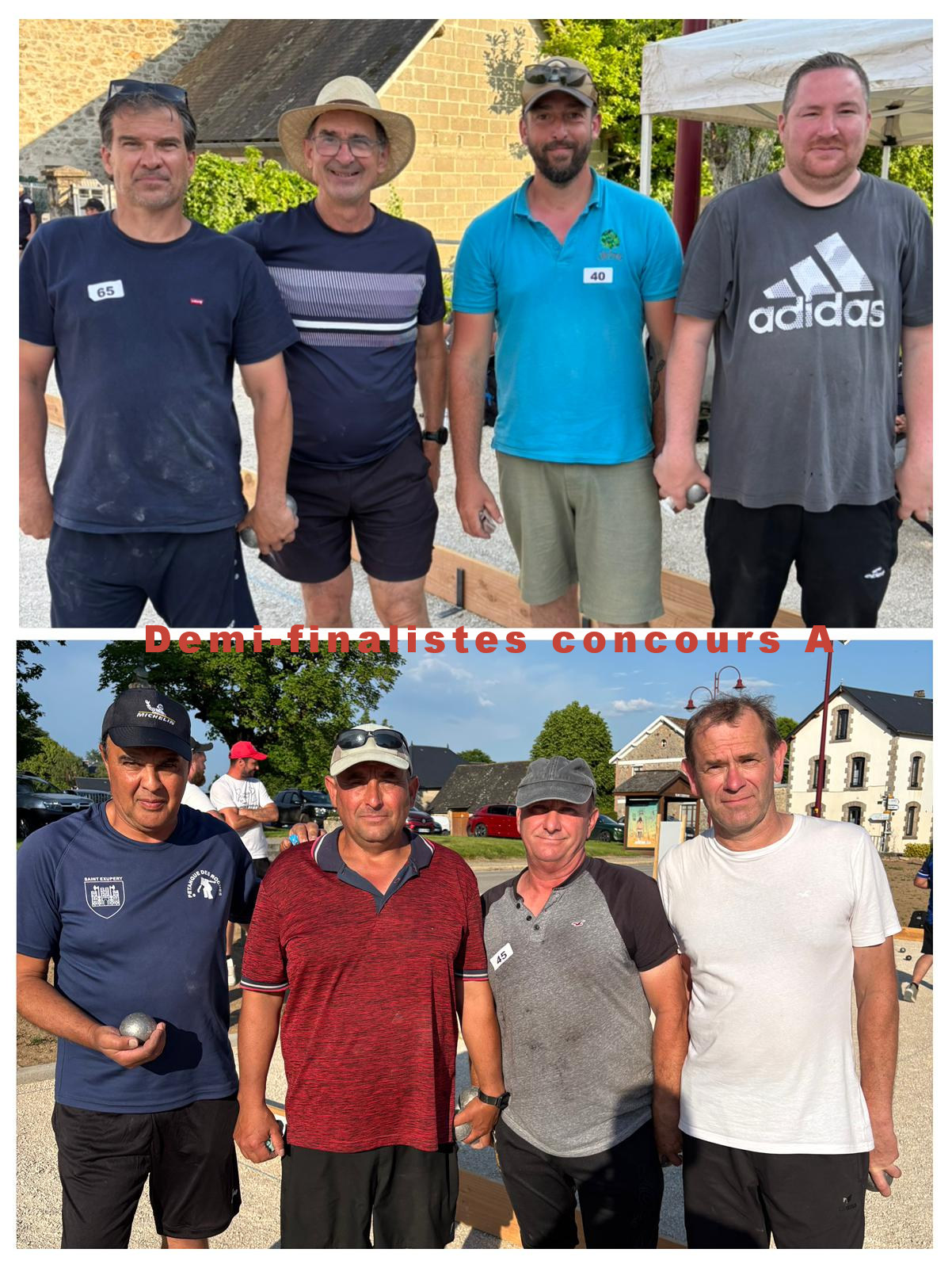 Demi finalistes concours a