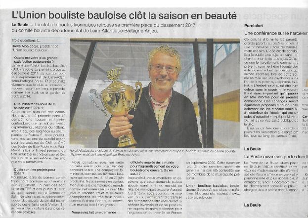 Article de presse de Ouest France AG du 02 12 2017 page 001