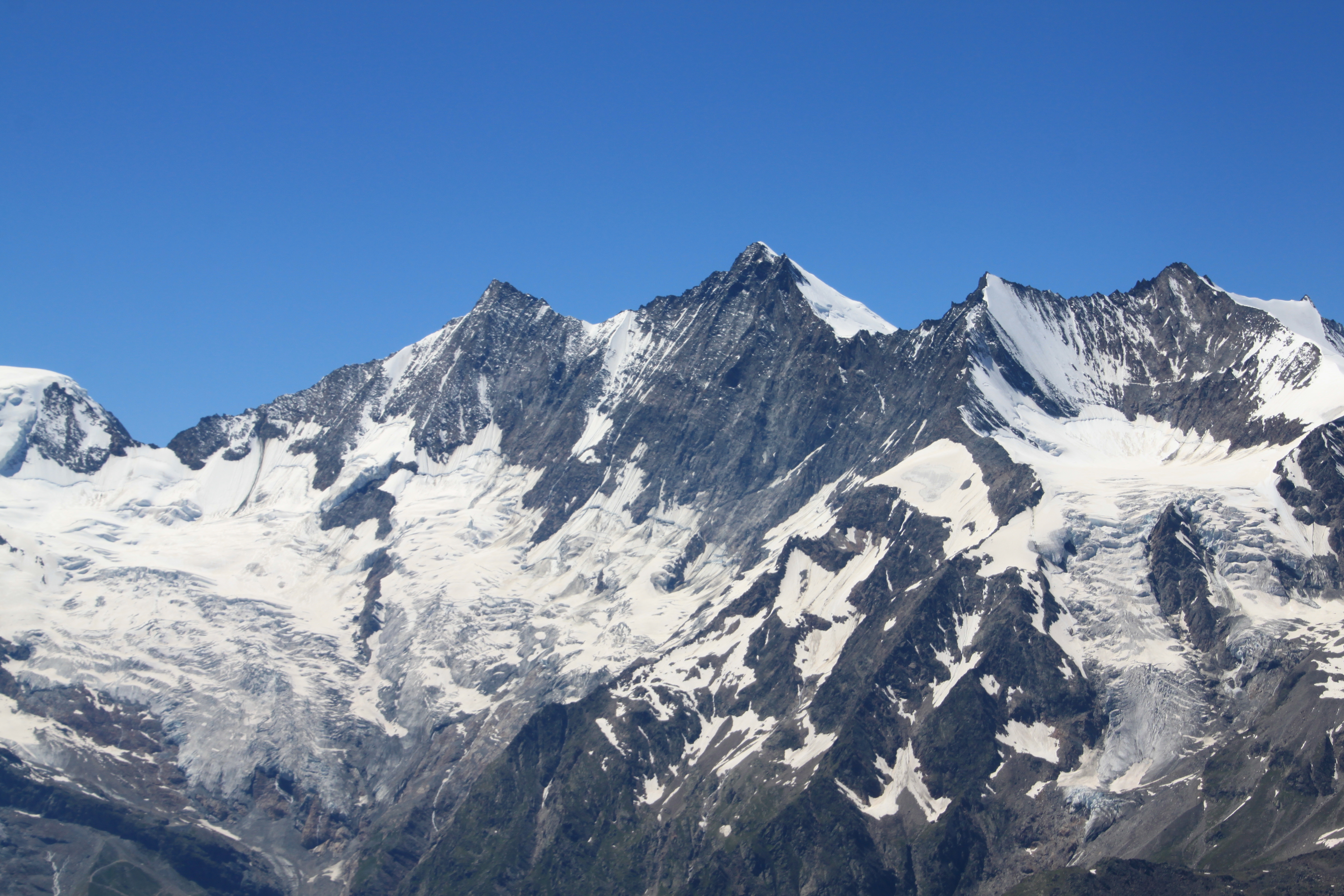 Täschhorn 4490 m. / Dom 4545 m. / Lenzspitze 4294 m. / Nadelhorn 4327 m. / Stecknadelhorn 4242 m.
