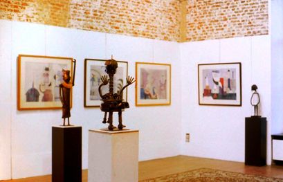 Kunstwerken van Ludo Giels en André Vereecken - Kasteel Cortewalle Beveren 1984
12