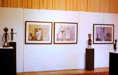 Kunstwerken van Ludo Giels en André Vereecken - Kasteel Cortewalle Beveren 1984
8
