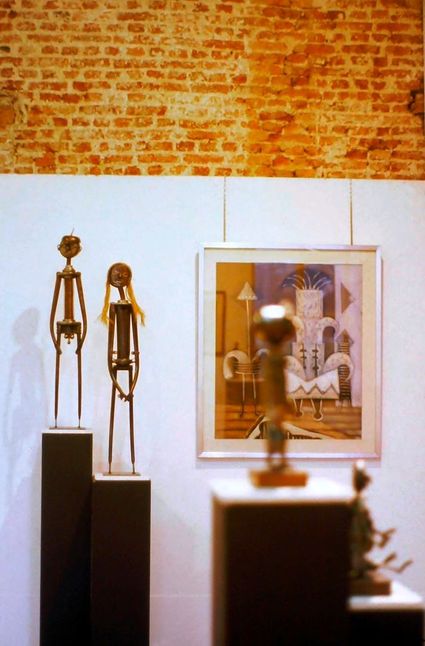 Kunstwerken van Ludo Giels en André Vereecken - Kasteel Cortewalle Beveren 1984
9