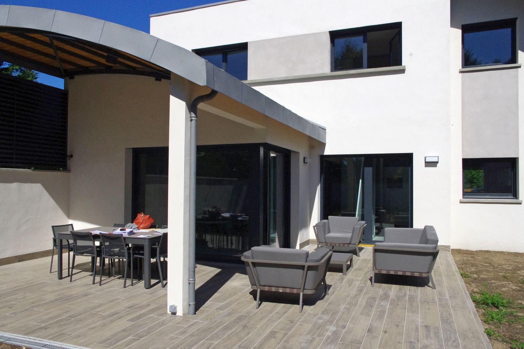 Construction maison individuelle bron macri montagny architectes lyon 1 