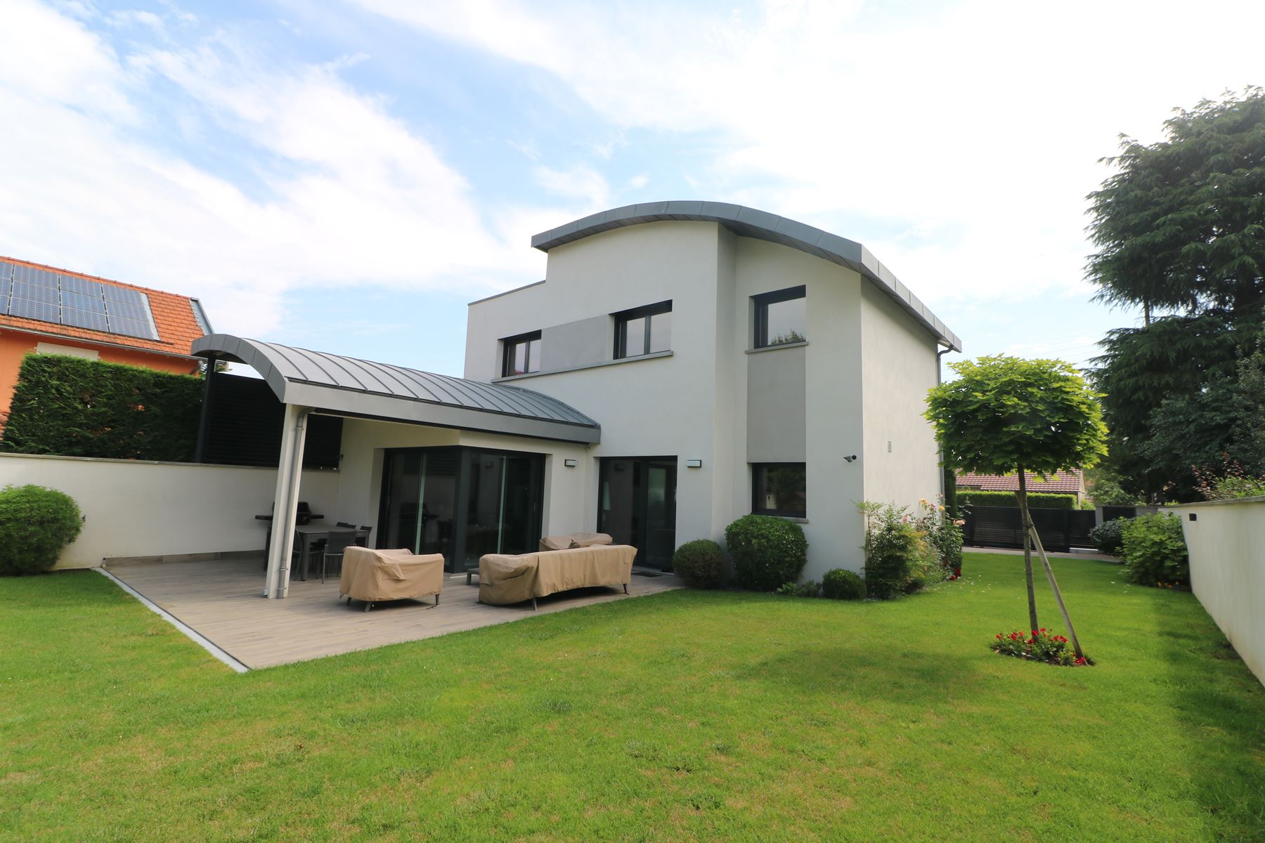 Construction maison individuelle bron macri montagny architectes lyon 6 