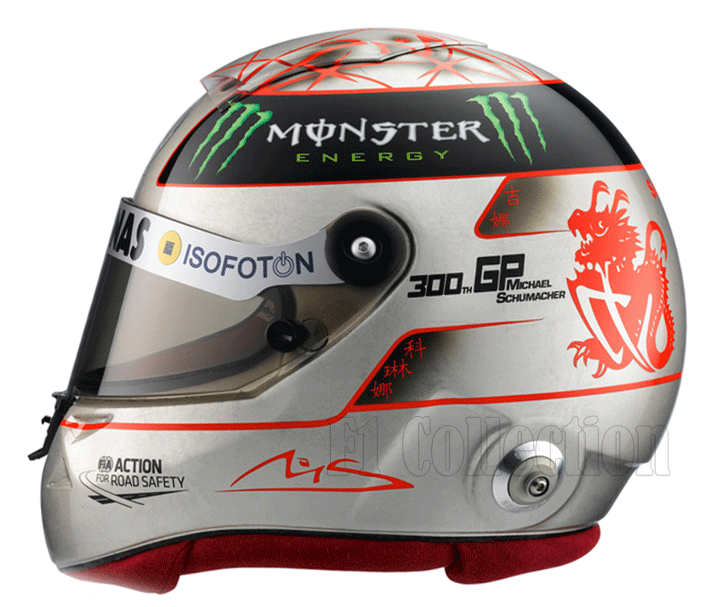 2012 Schumacher Casque 1/2 