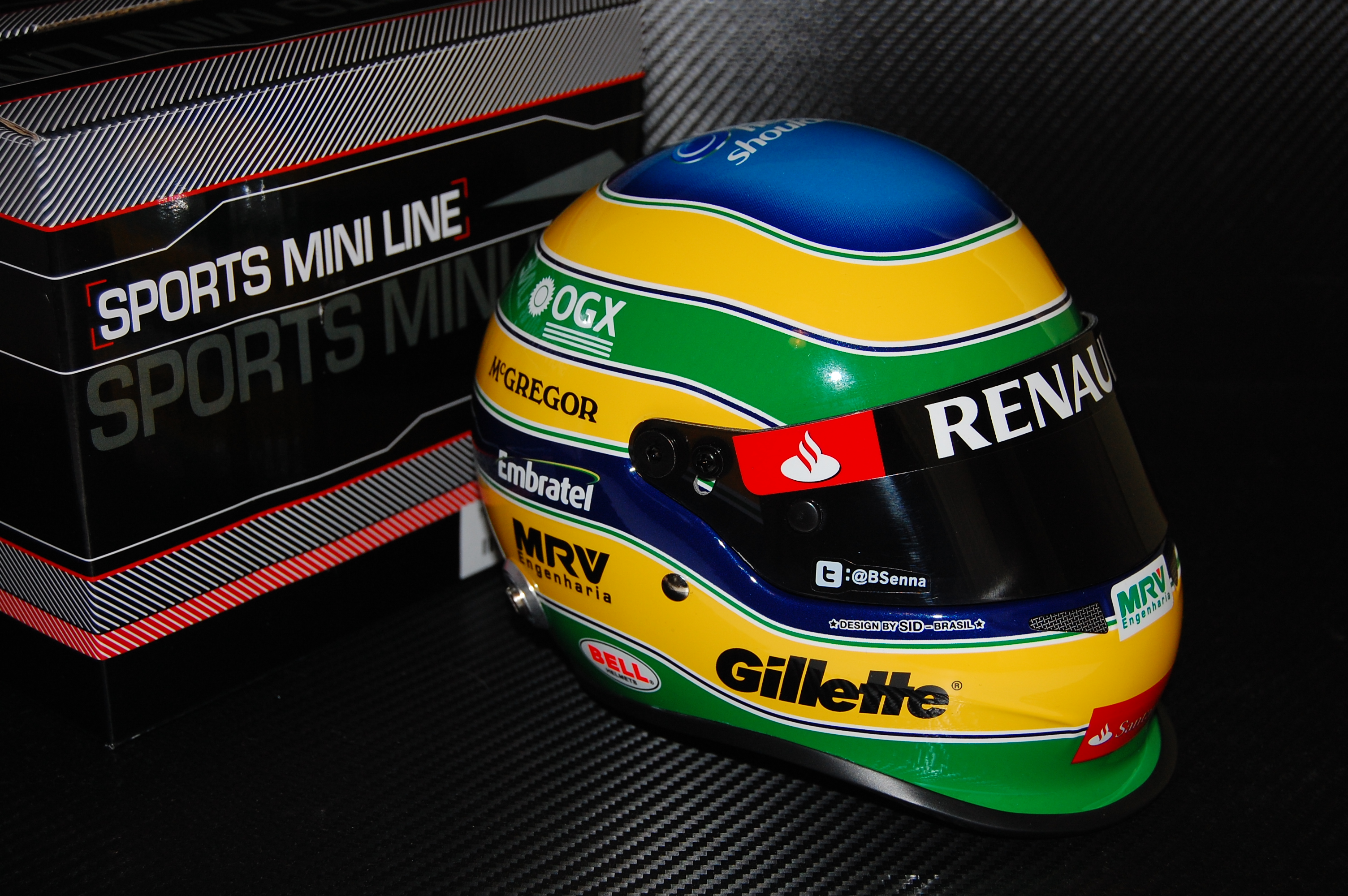 2012 Senna Bruno Casque 1/2 