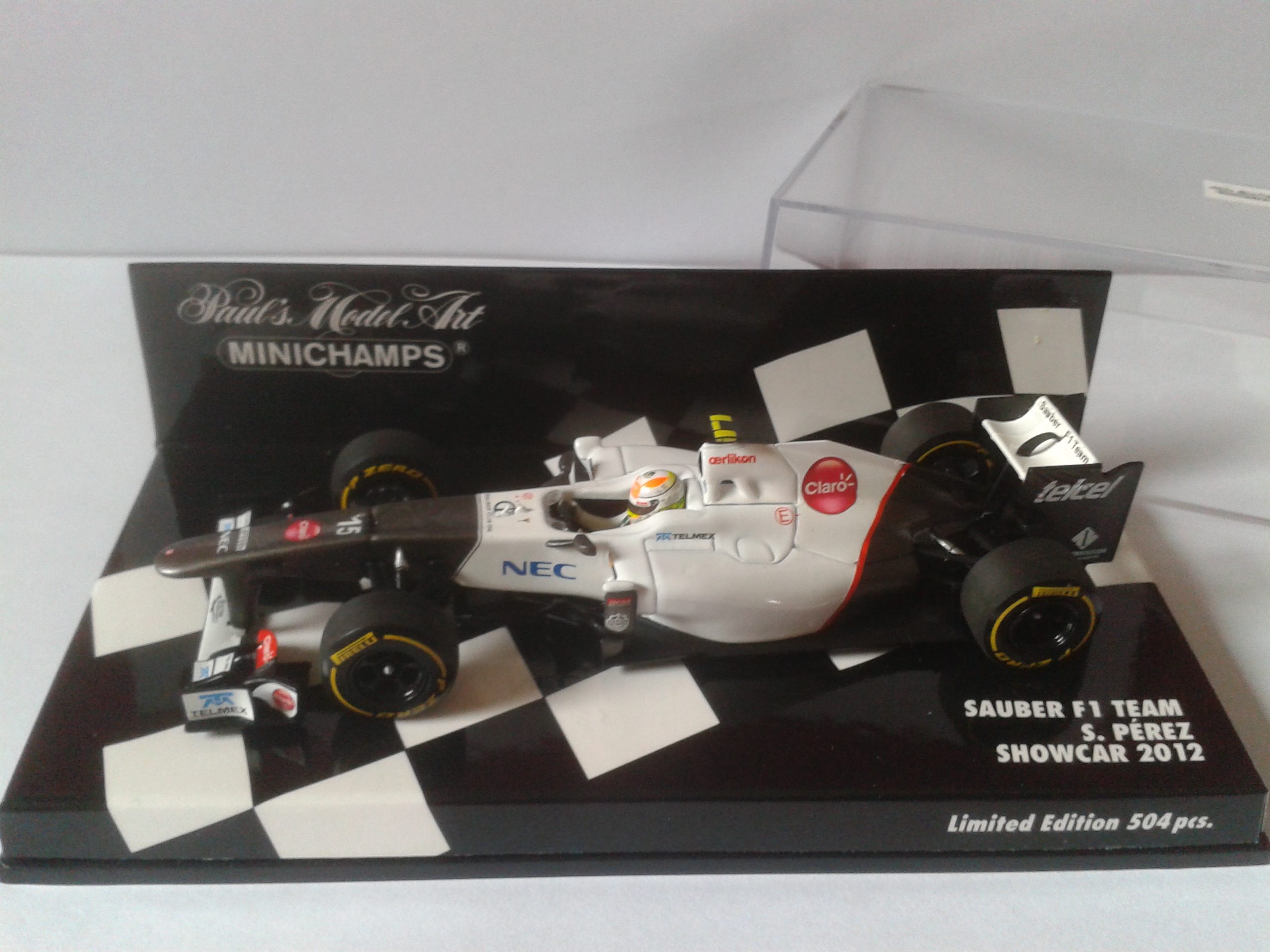 Fabricant : MINICHAMPS
Marque : Sauber Ferrari
Type : C31
Année : 2012
Echelle : 1/43
Couleur : Blanc/Noir
Matière : MT
Référence fabricant : 410120085
Pilote : S.PEREZ
Remarque : Edition Limitée Showcar 504 exemplaires