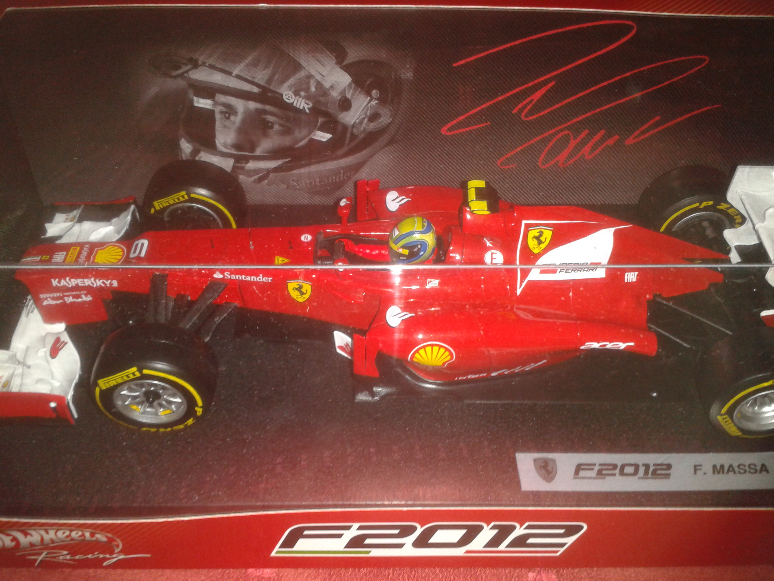 Fabricant : Hotwheels
Marque : FERRARI
Type : F2012
Année : 2012
Echelle : 1/18
Couleur : Rouge
Matière : MT
Référence fabricant : WX5521
Numéro de course : 6
Pilote : F.MASSA