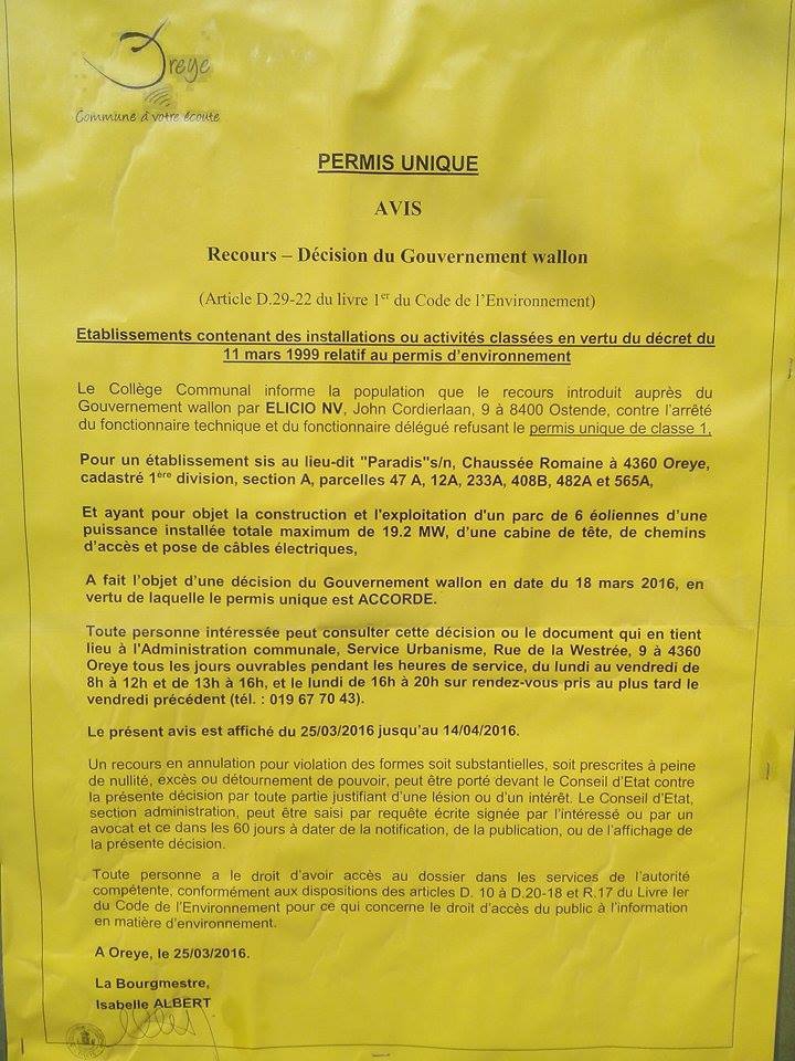Elicio approbation 25 03 2016