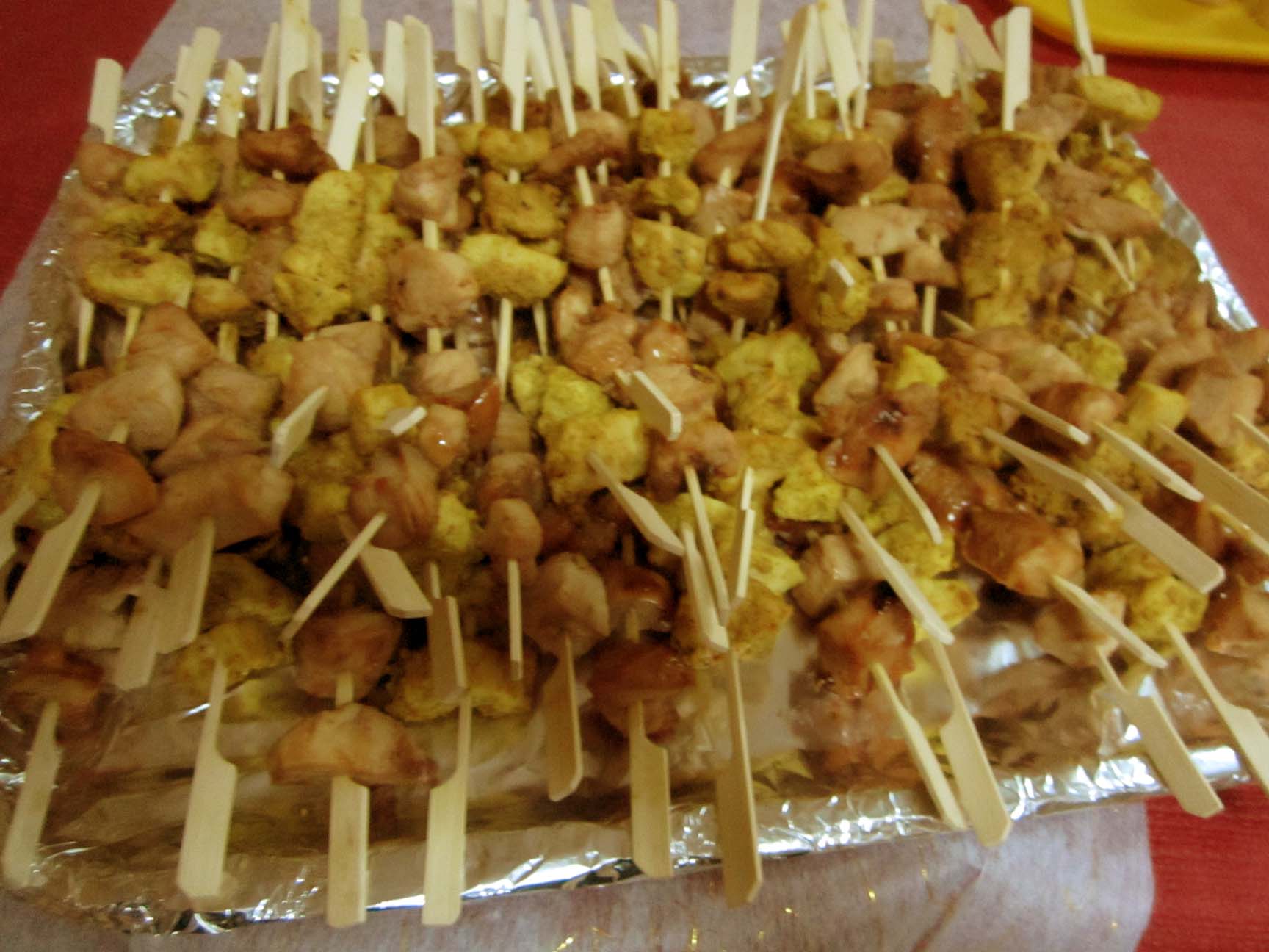 Brochettes poulet tandoori et miel1