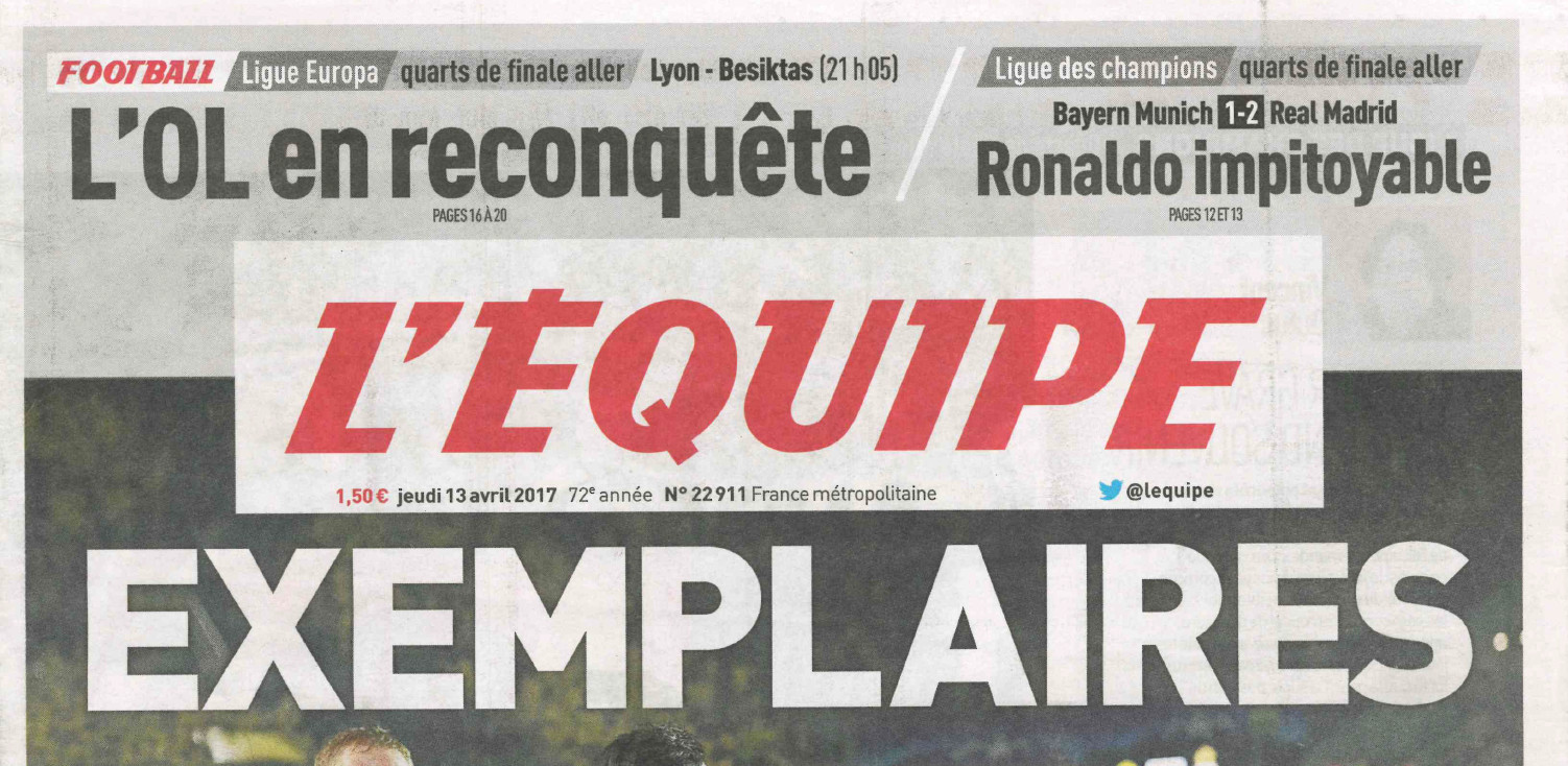 Lequipe entete
