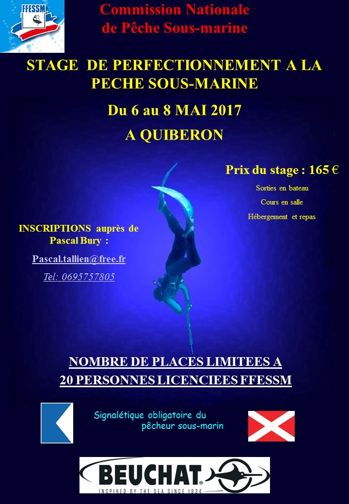 Stage PSM Quiberon du 6 au 8 mai 2017