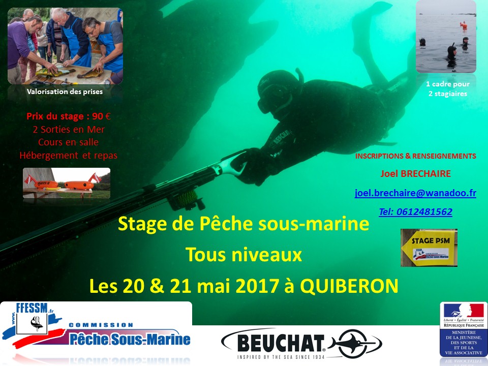 Stage PSM Quiberon les 20 et 21 mai 2017