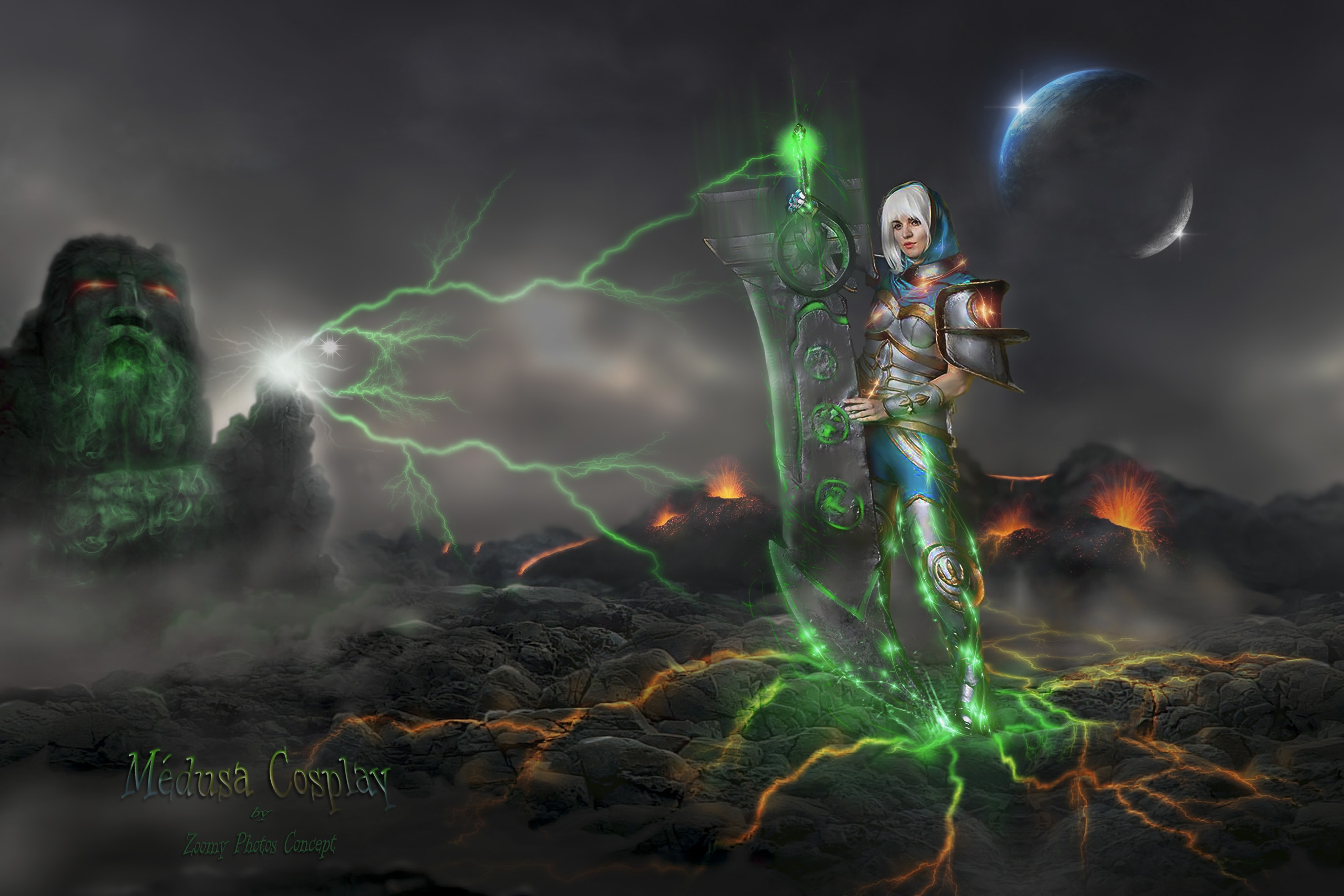 Medusa cosplay zoomy photos concept