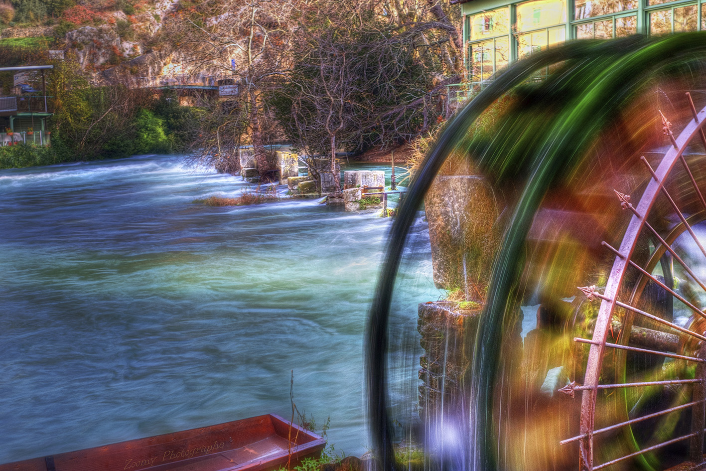 Fontaine roue zoomy