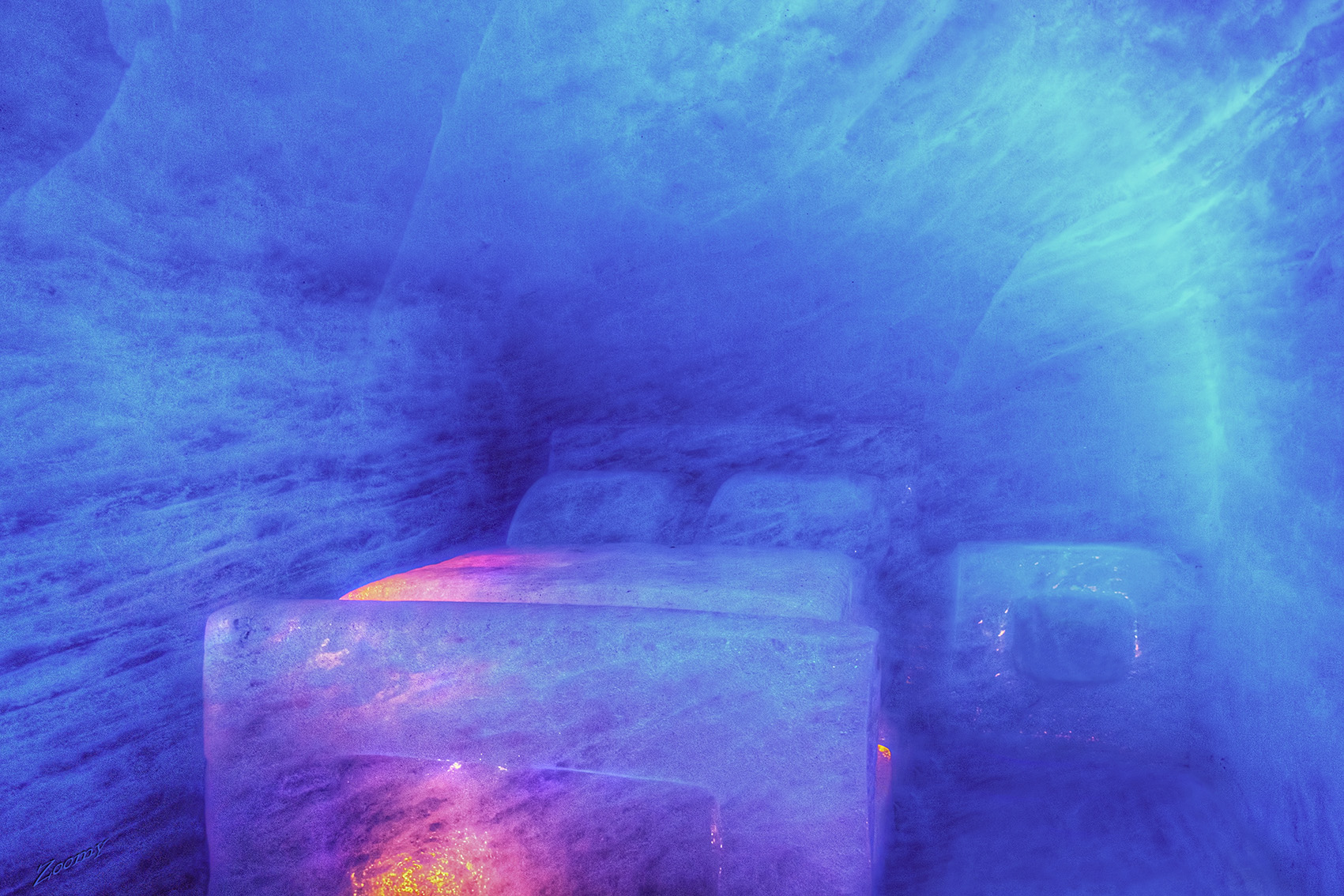 Chambre de glace zoomy photographe