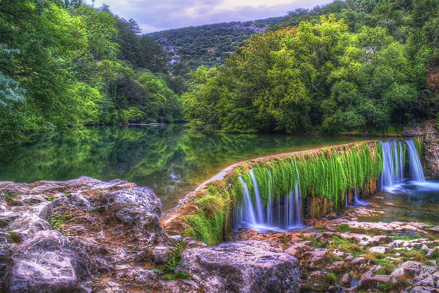 Cascades de la vis hdr zoomy photographe