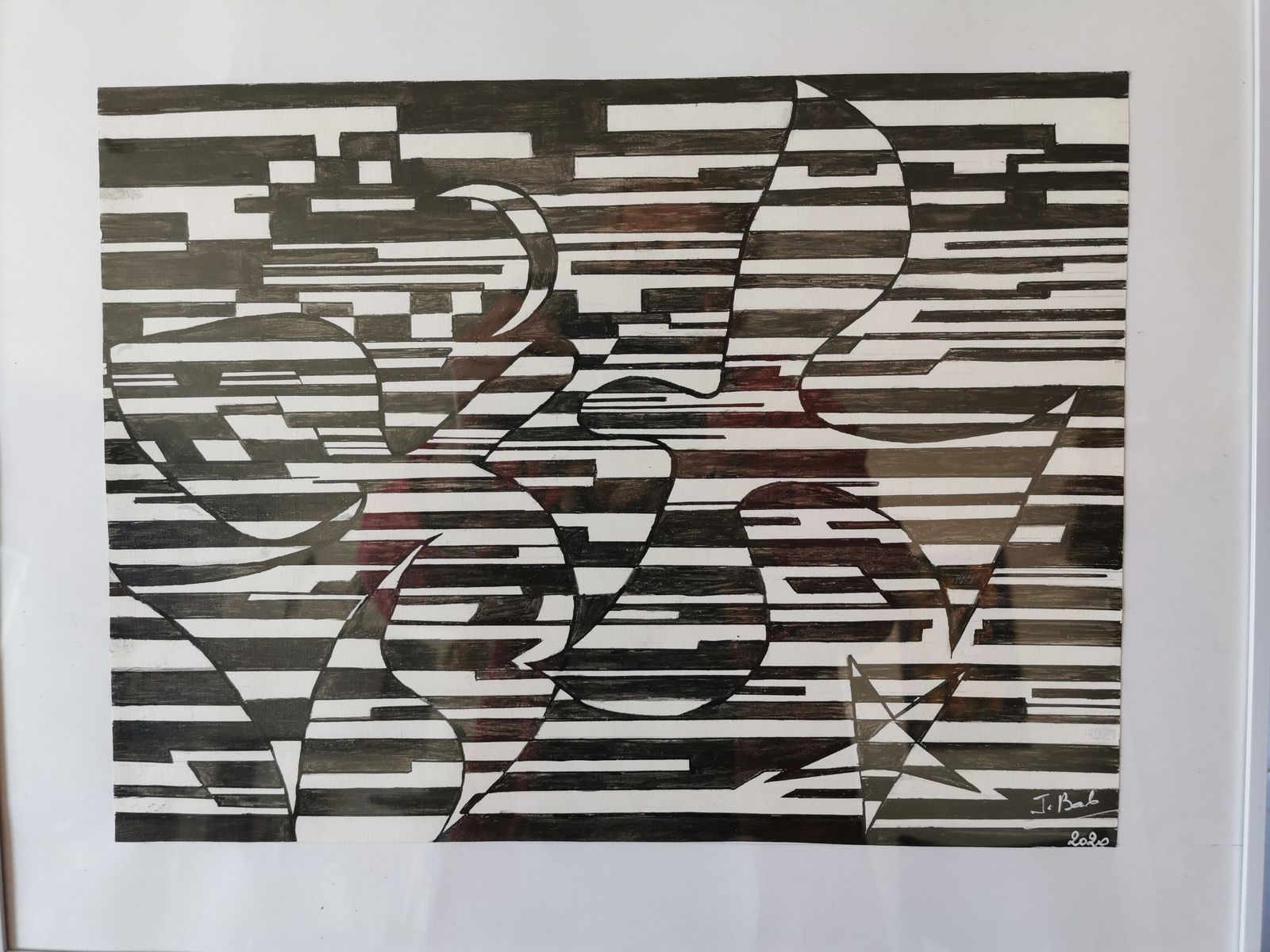 042 effets d optique en reference a vasarely jacqueline