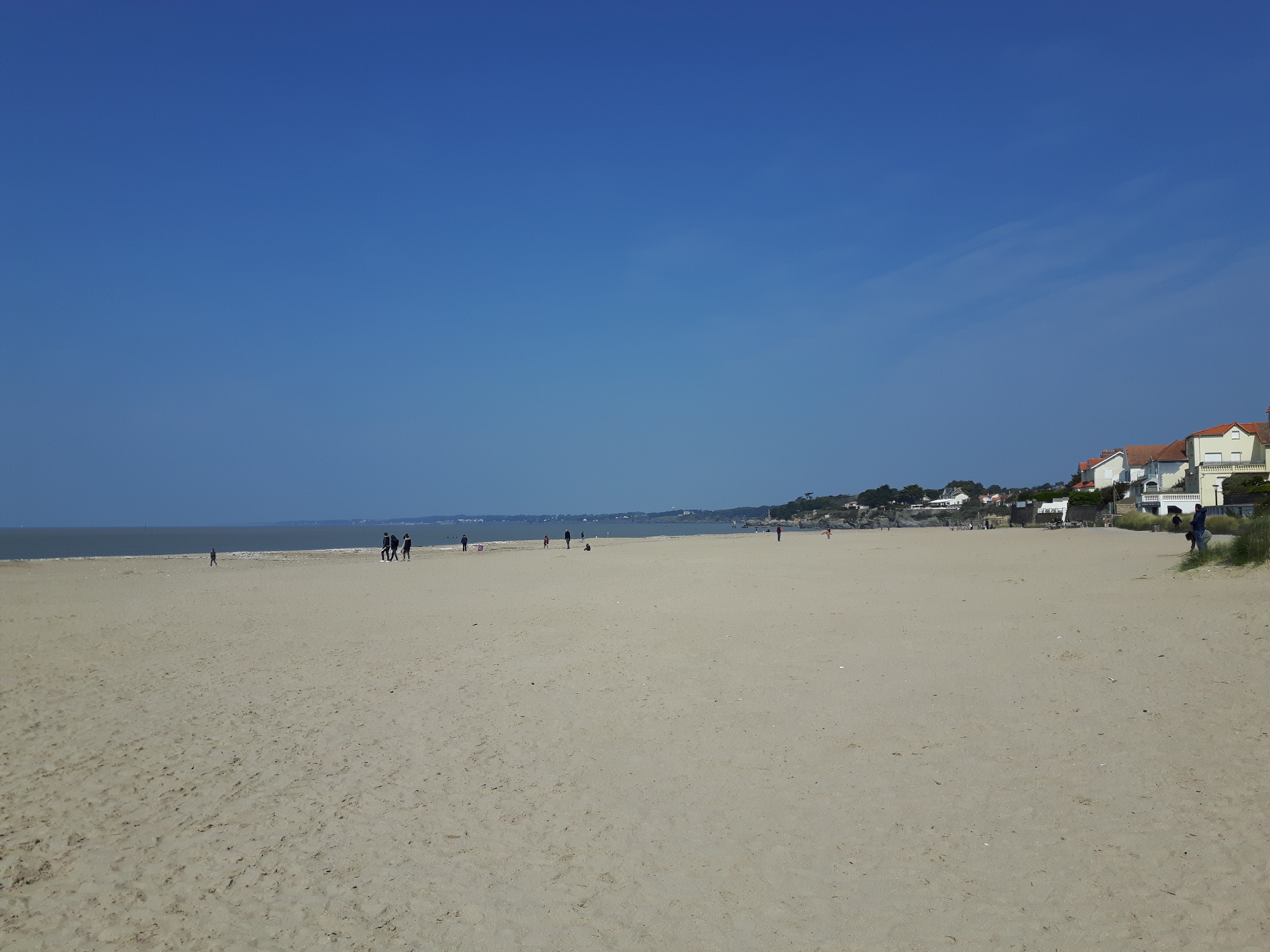 La grande plage de la bernerie en retz 44