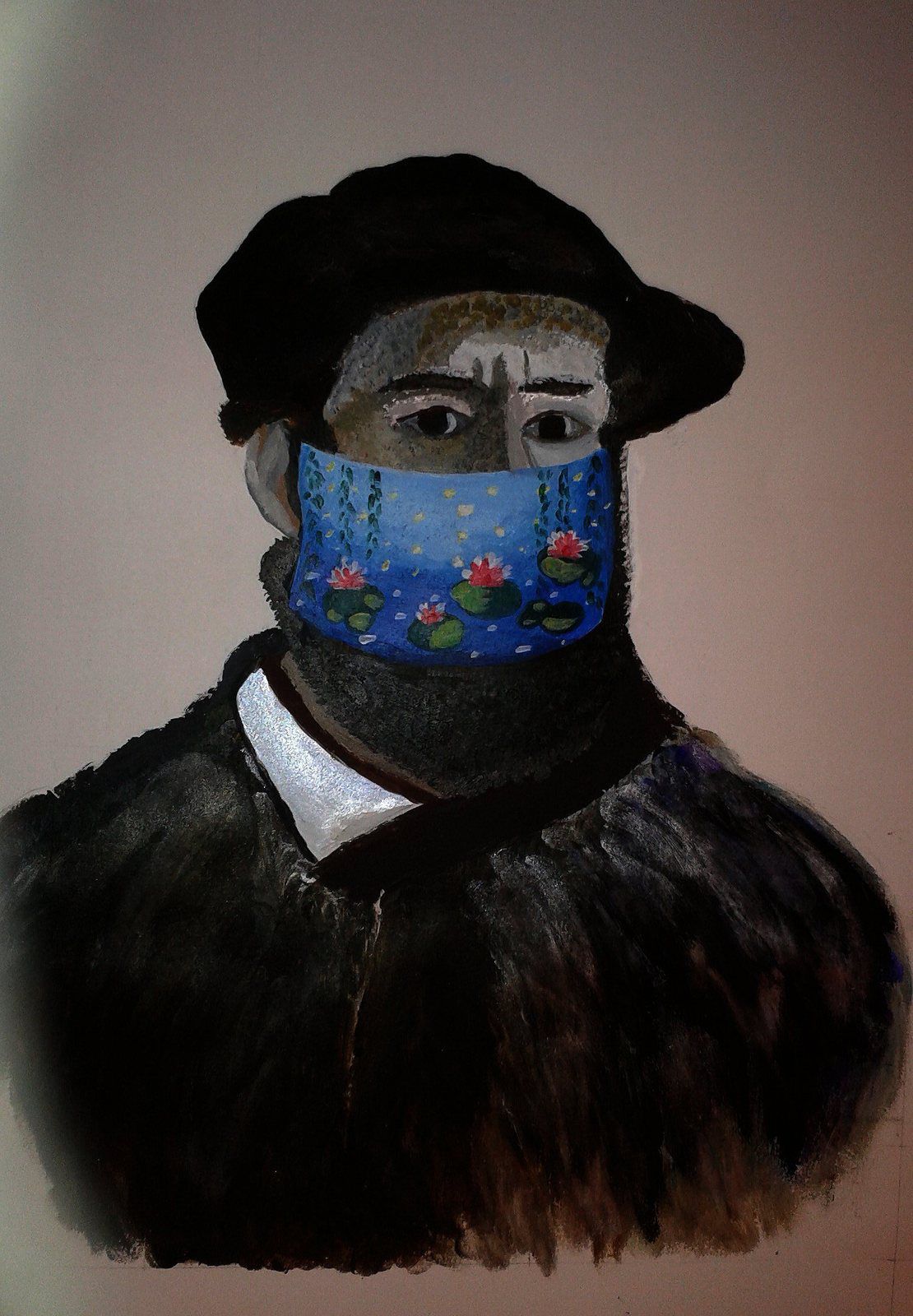 29 masques marie christine d apres claude monet