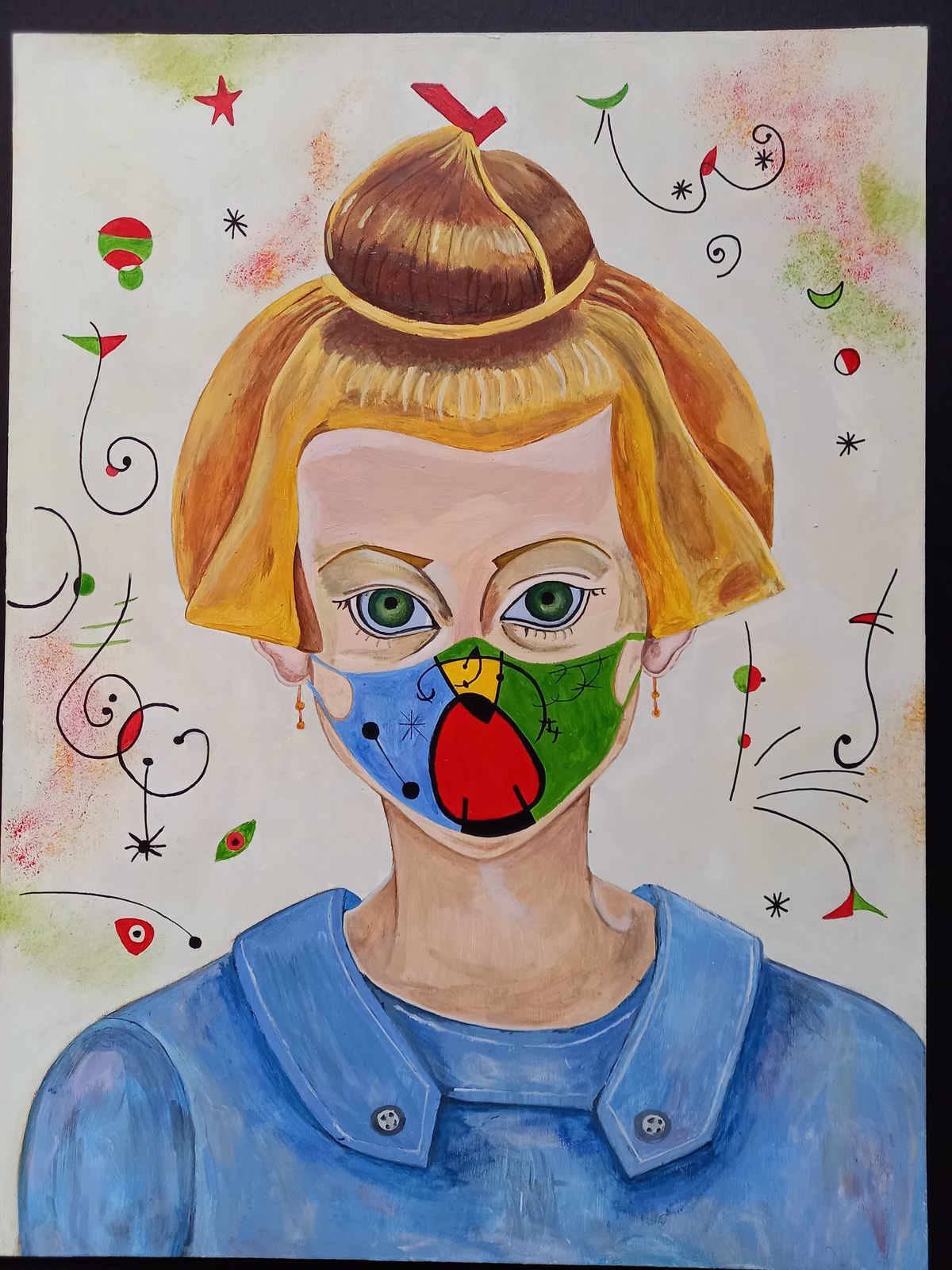 21 masques marie claire d apres miro
