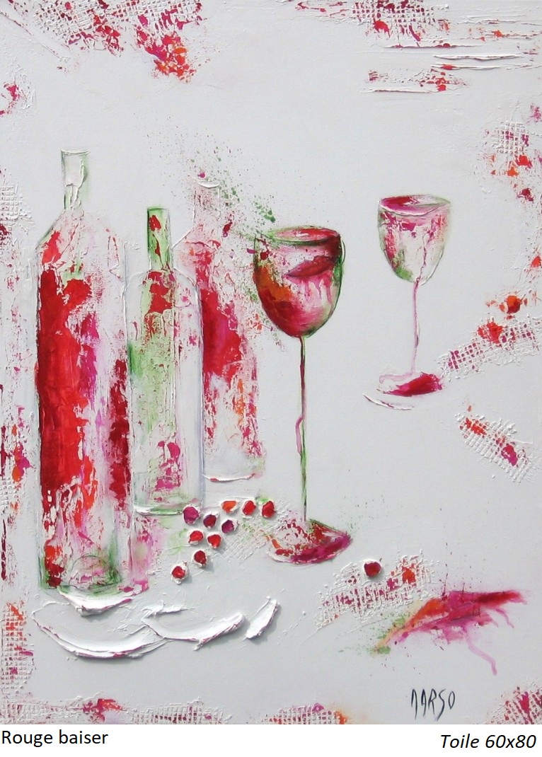 60x80 rouge baiser red