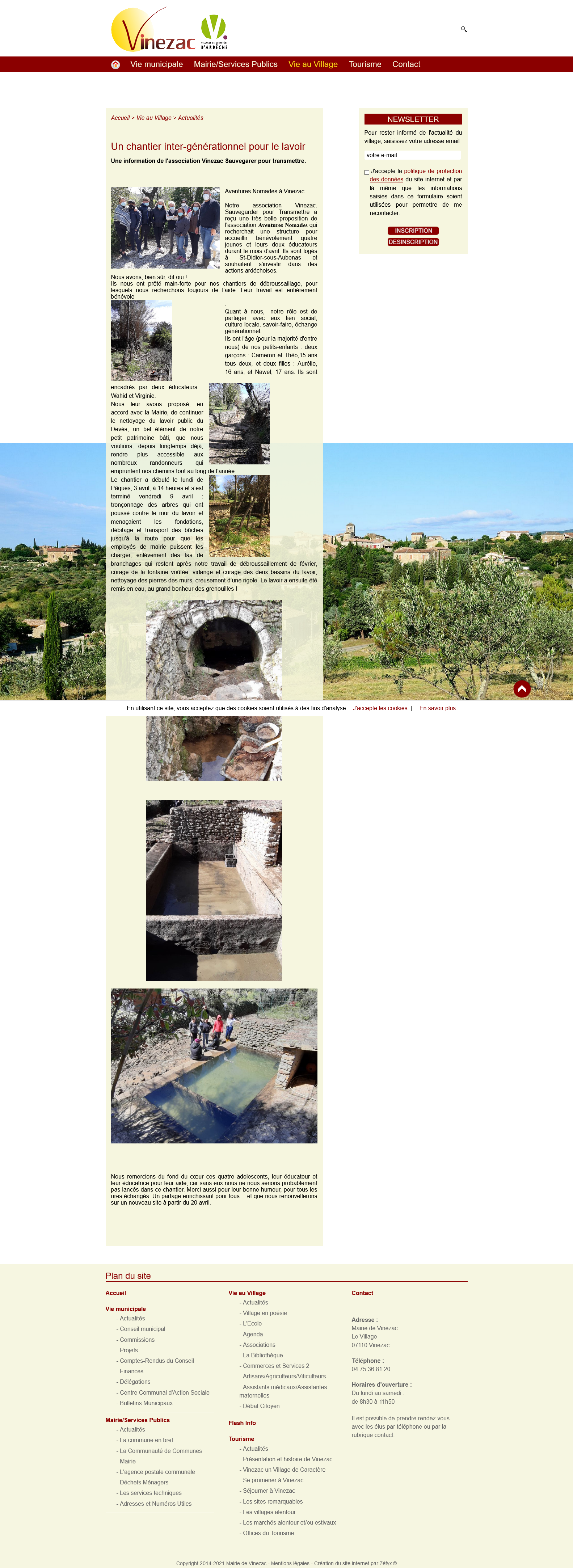 Screenshot 2021 04 19 un chantier inter generationnel pour le lavoir