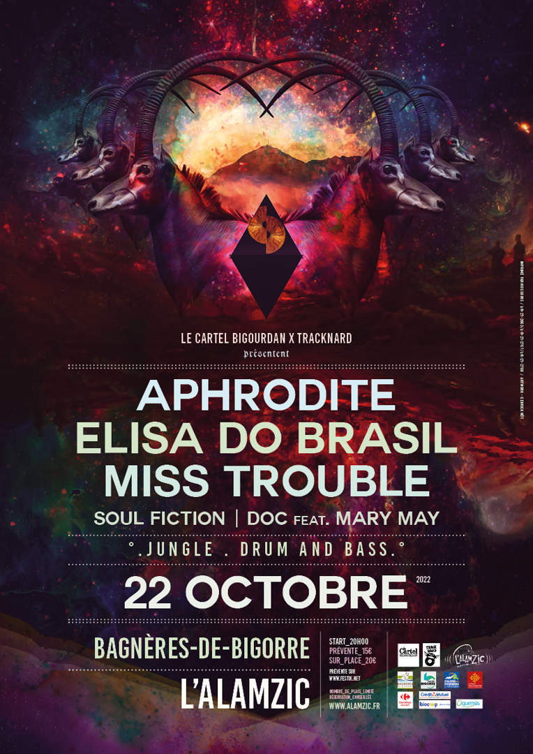 Affiche cartel electro alamzic octobre 22 