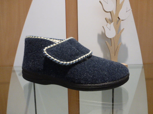 H23431 fargeot pantoufle 1velcro auxpiedssensibles chaussures com