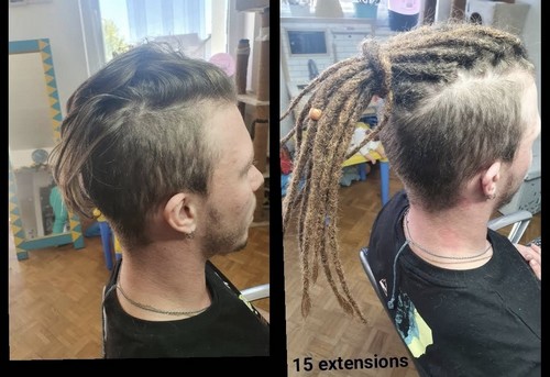 Dread homme viking locks