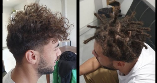 Locks court homme
