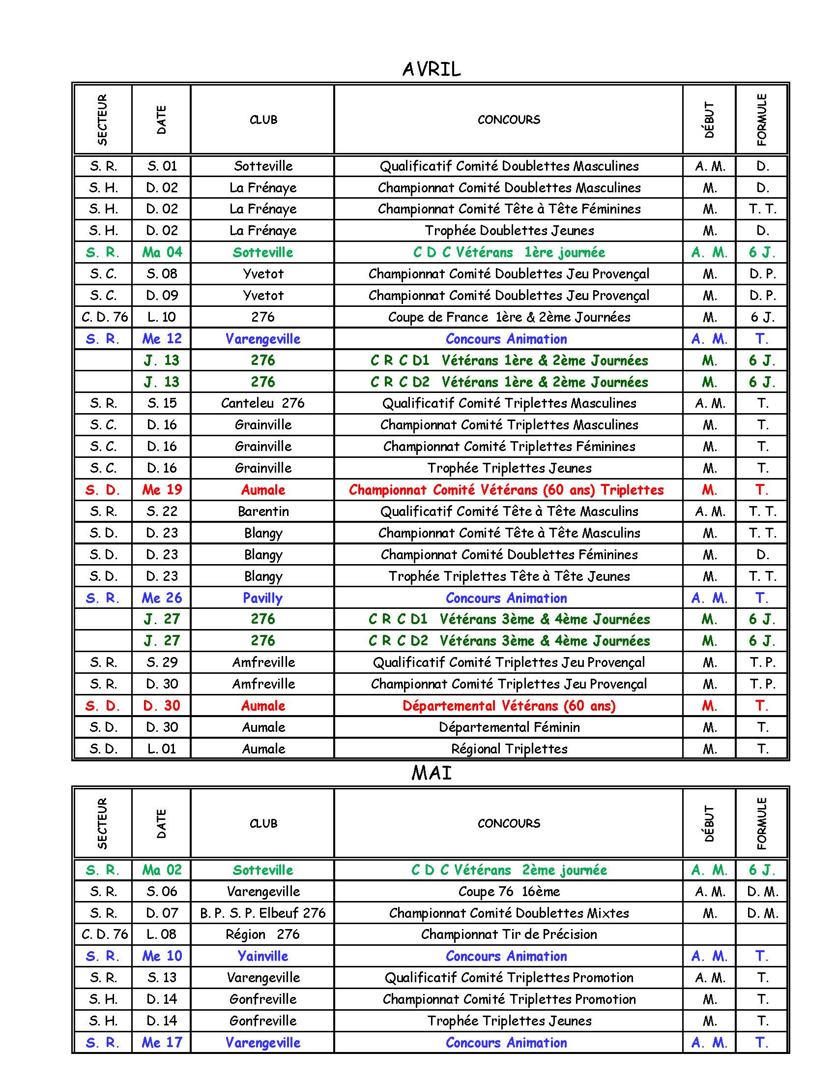 Calendrier secteur 2023 n 4 page 2