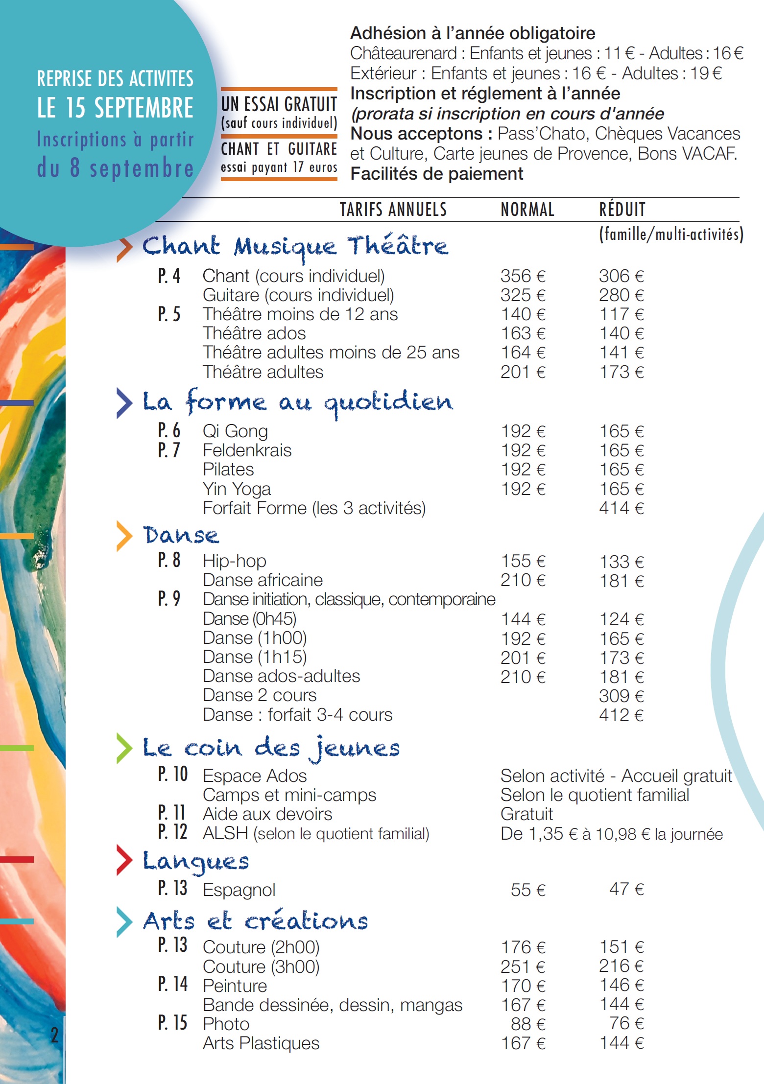 TARIFS-2025-2026