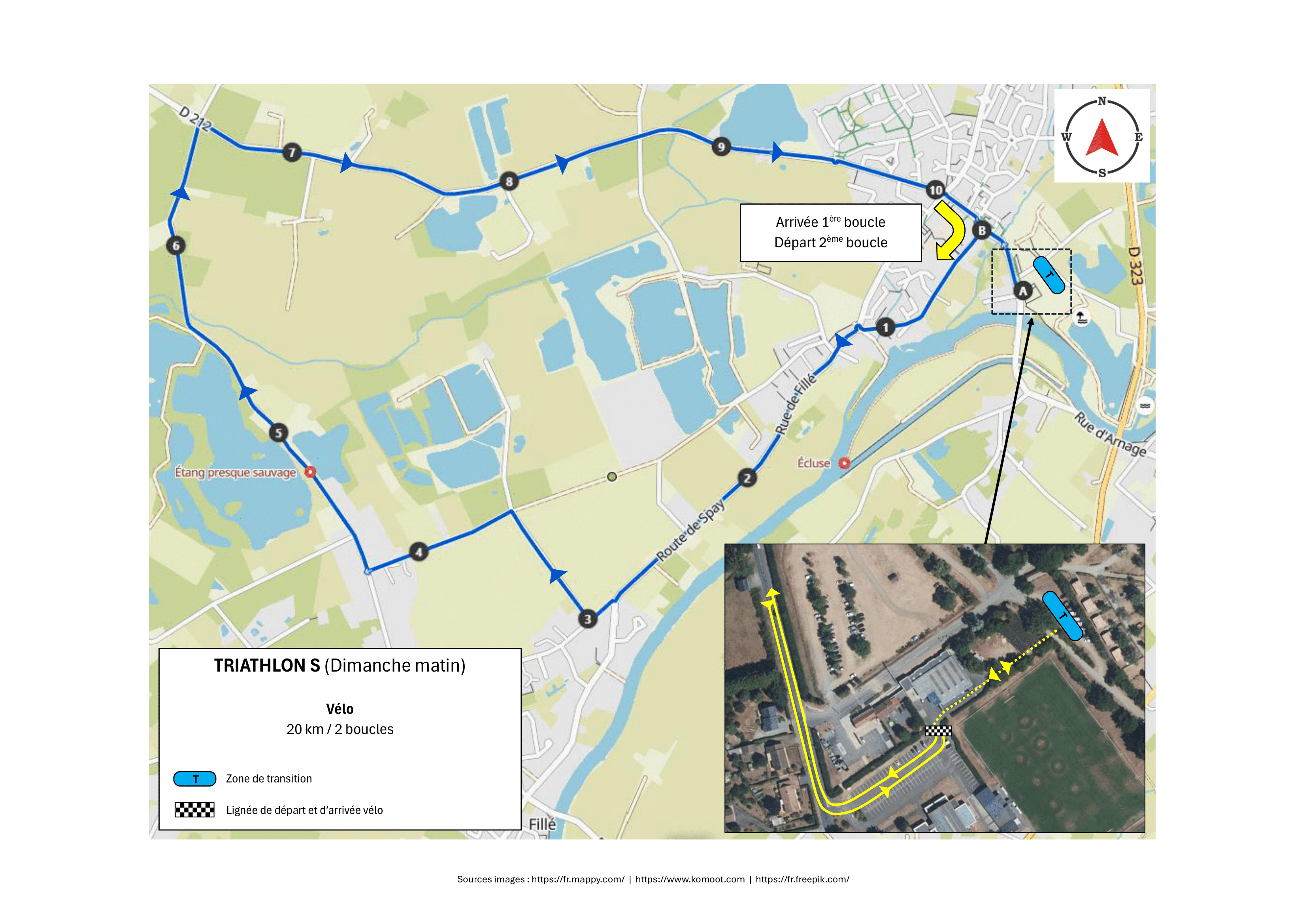 Spaycificraces 2025 parcours tri velo